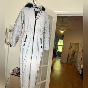 SKISUIT from DollsKill - reflective, shines whenever in sunlight, only worn once